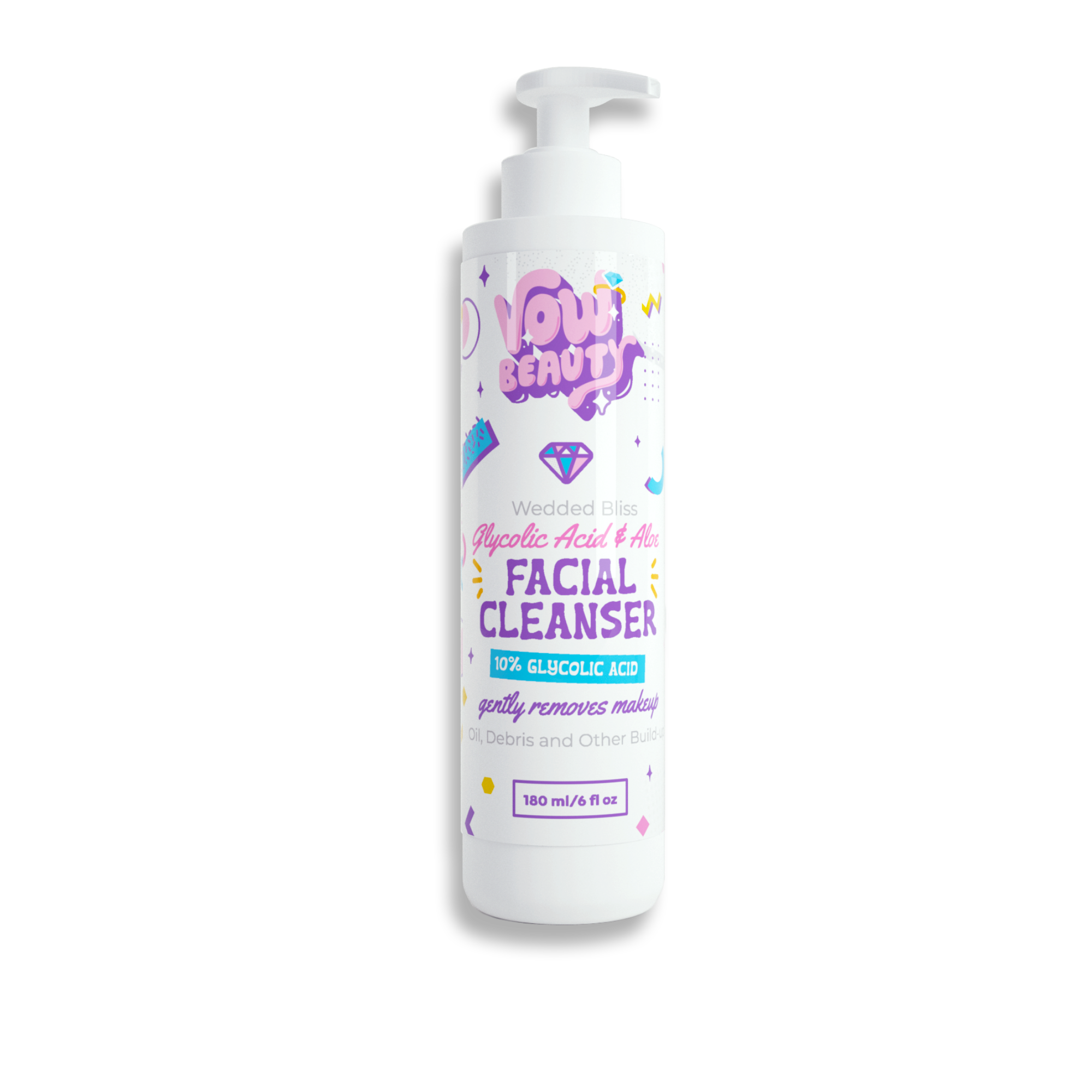 Wedded Bliss 10% Glycolic Acid & Aloe Facial Cleanser