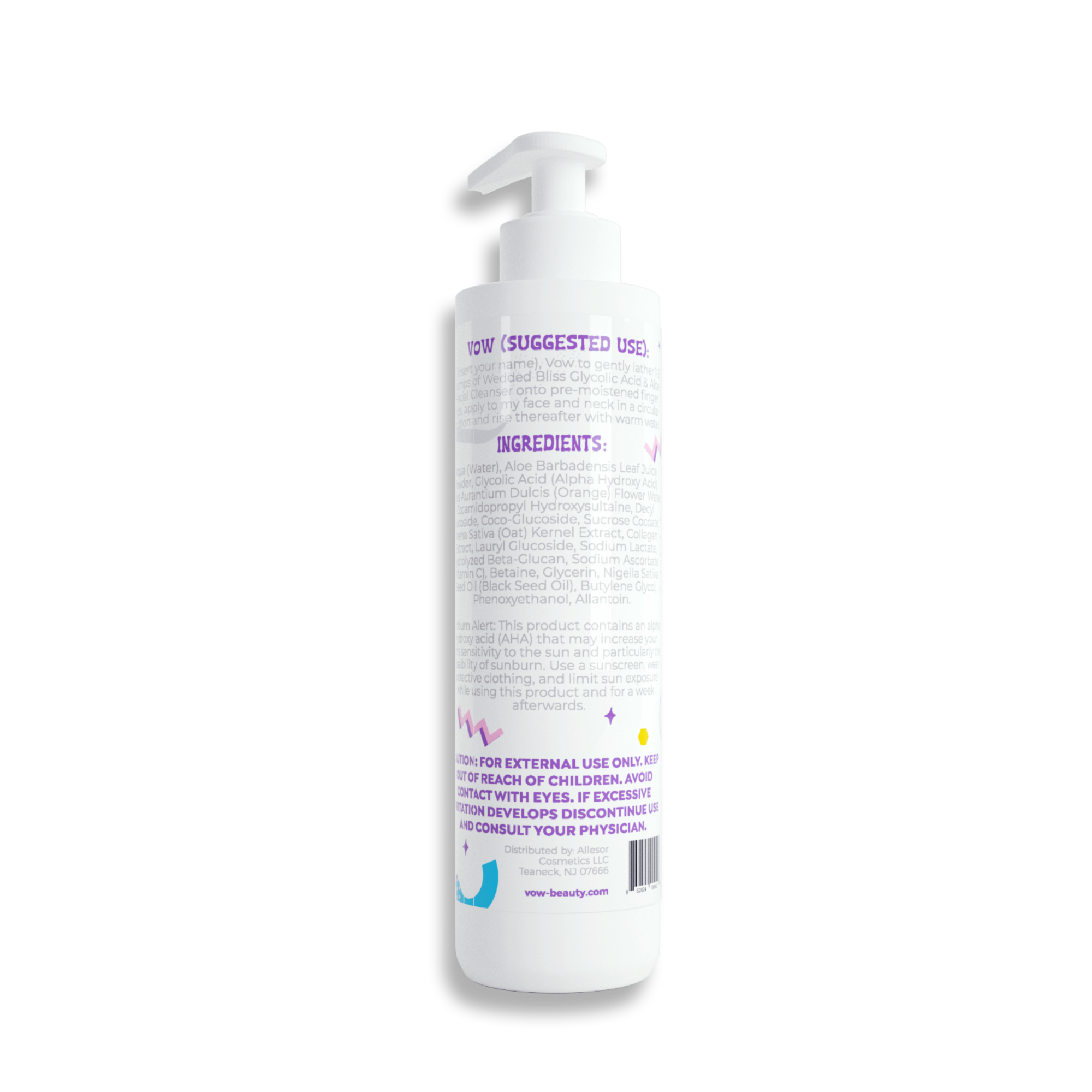 Wedded Bliss 10% Glycolic Acid & Aloe Facial Cleanser